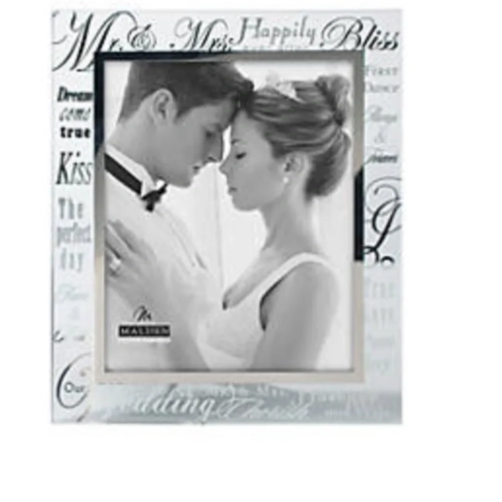 👉 Malden Wedding Sentiment Glass 8 X 10 Frame NEW